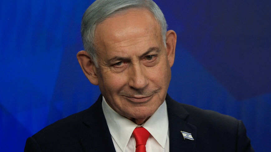 Israeli Prime Minister Benjamin Netanyahu holds a news conference, following a U.S.-Iran deal, in Jerusalem, June 15, 2026. REUTERS/Ronen Zvulun/Pool