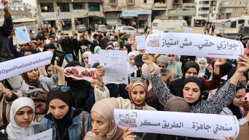 Palestinian students hoping to study in Italy, Turkey, the Netherlands, Germany and Belgium face unexplained delays, students have told AFP