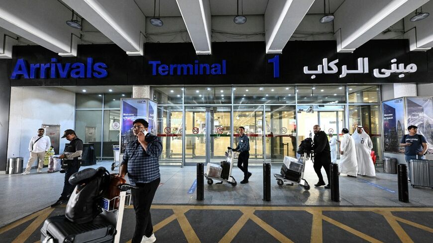 The US embassy messages urged citizens to check flight details and to follow safety advice from local authorities