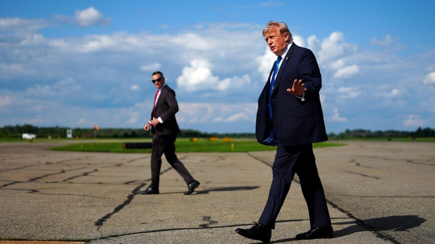 President Donald Trump said the United States and Israel had agreed to hold off on any new strikes on Iran as long as a deal was quickly reached