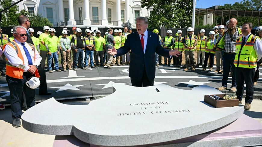 US President Donald Trump spent more time speaking about White House renovations than Iran at a recent event