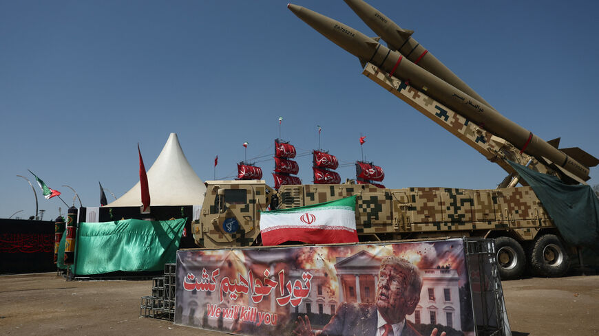 An Iranian missile system is displayed in Azadi Square in Tehran, Iran, July 30, 2026. Majid Asgaripour/WANA (West Asia News Agency) via REUTERS