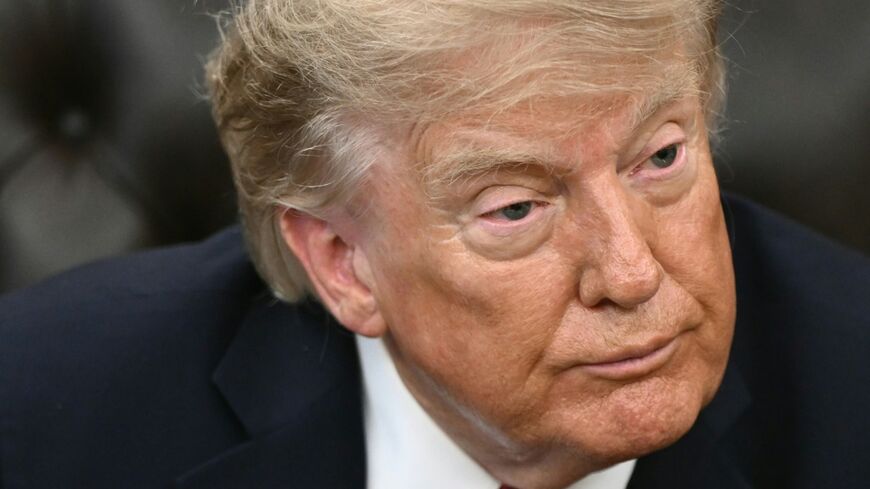 US President Donald Trump in the Oval Office of the White House in Washington, DC, on August 31, 2026