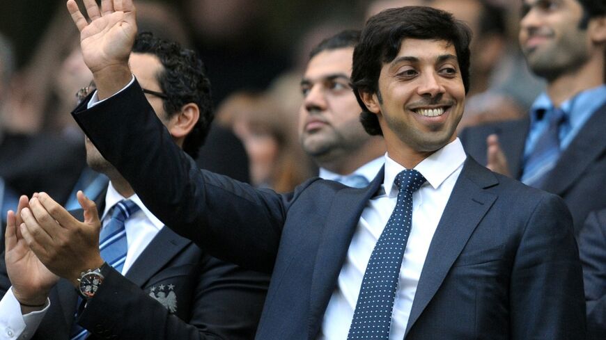 Manchester City owner Sheikh Mansour bin Zayed al-Nahyan pictured at a match against Liverpool in 2010