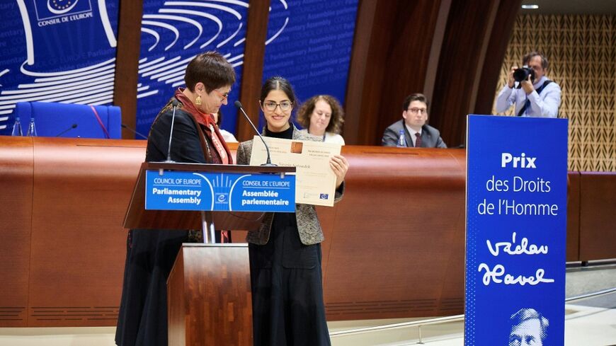 The prize was accepted by Nasrin Sotoudeh's daughter