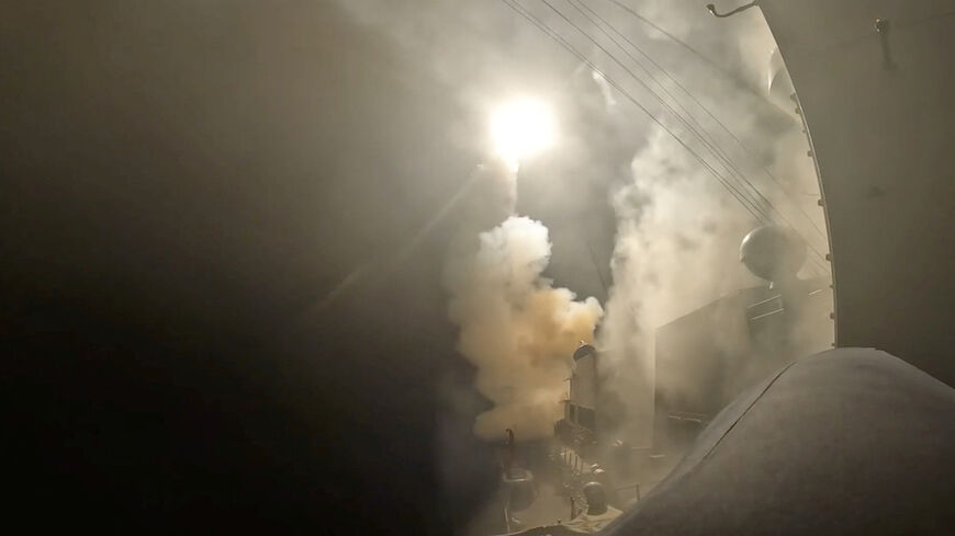 A screengrab from a video obtained from social media on September 1, 2026, shows a missile launch on the day U.S. Central Command (CENTCOM) said U.S. forces carried out strikes on Iranian military target. U.S. Central Command/Handout via REUTERS
