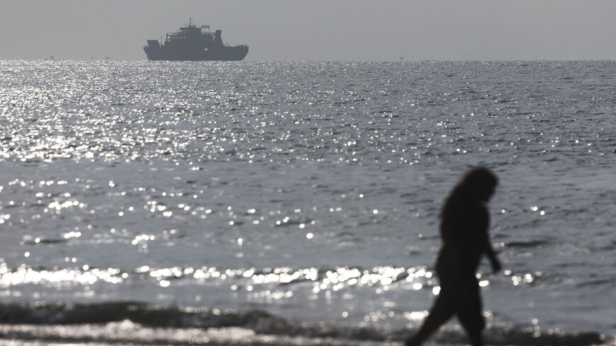 A vessel in the Strait of Hormuz near the beach of Bandar Abbas, Iran, September 5, 2026. Majid Asgaripour/WANA (West Asia News Agency) via REUTERS