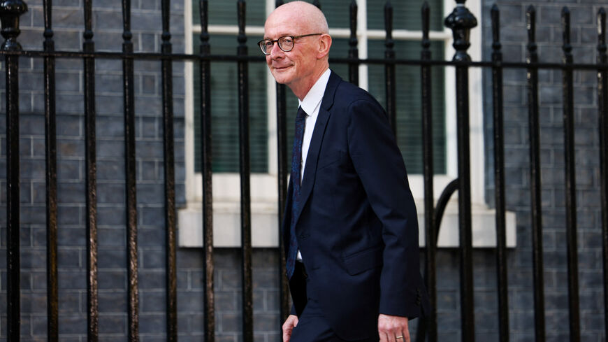 Britain's Pensions Secretary Pat McFadden walks on Downing Street after Britain's newly appointed Prime Minister Andy Burnham took office, in London, Britain, July 20, 2026. REUTERS/Jack Taylor