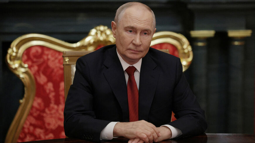Russian President Vladimir Putin attends a meeting with Jared Kushner, U.S. President Donald Trump's son-in-law, and U.S. Special Envoy Steve Witkoff at the Kremlin in Moscow, Russia, September 5, 2026. Sputnik/Gavriil Grigorov/Pool via REUTERS