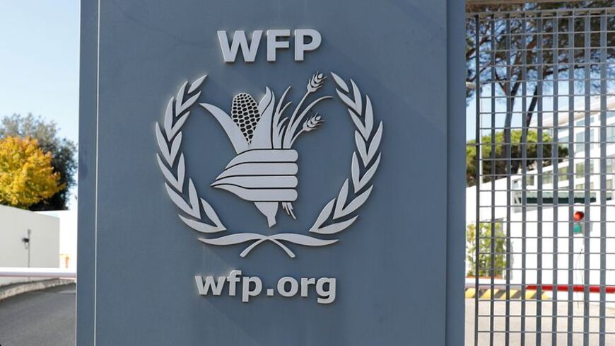 A logo of the World Food Programme is seen at their headquarters, in Rome, Italy
