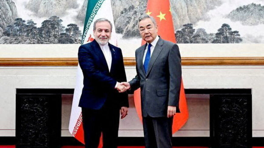 Iranian Foreign Minister Abbas Araghchi meets with China's Foreign Minister Wang Yi, in Beijing