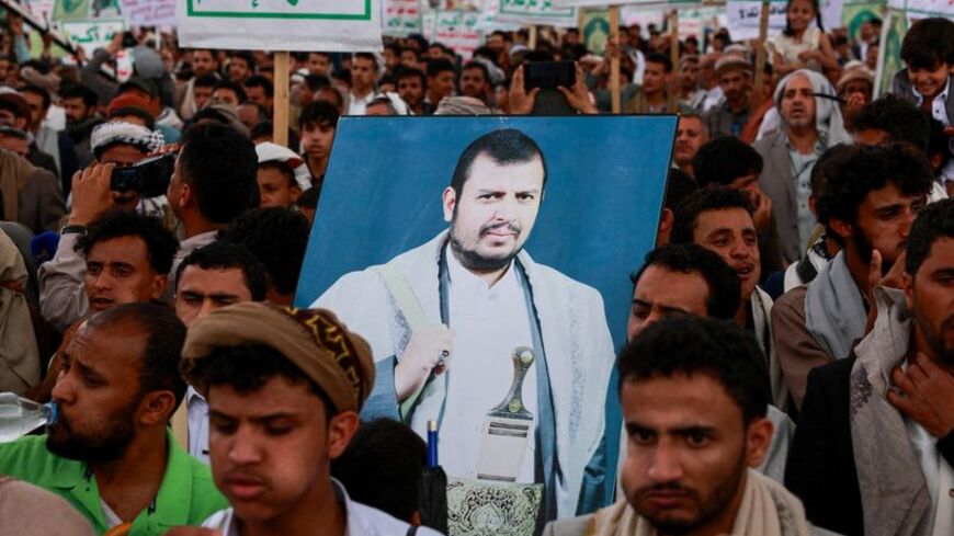 FILE PHOTO: Houthi supporters hold anti-Saudi rally amid escalation with the kingdom