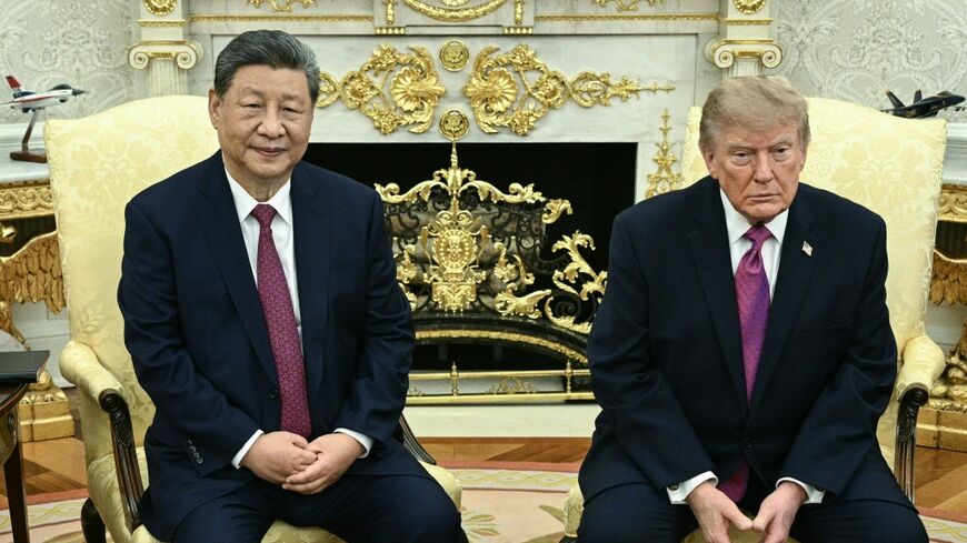 US President Donald Trump has taken a more deferential tone toward Chinese leader Xi Jinping and Russia's Vladimir Putin than toward some of Washington's own allies