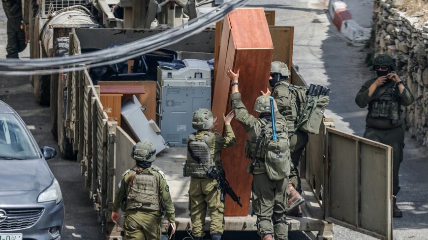 The army raided the former headquarters of the Addameer Prisoner Support and Human Rights Association, seizing documents and furniture, according to AFP journalists who witnessed and filmed the scene