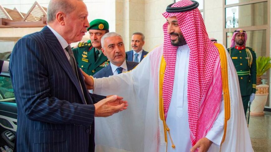Turkish President Tayyip Erdoganis received by Saudi Crown Prince Mohammed bin Salman in Mecca