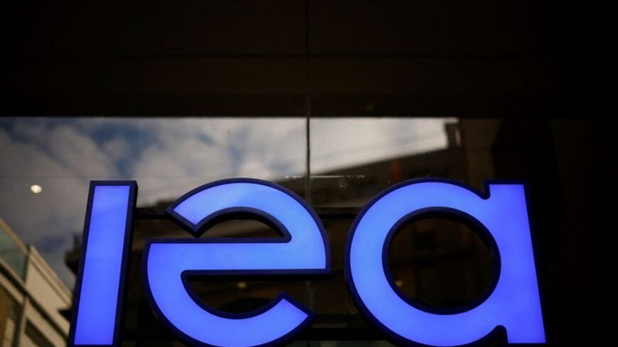 FILE PHOTO: Logo of the International Energy Agency in Paris
