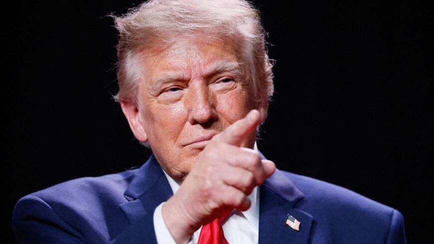 US President Donald Trump attends a campaign rally for Republican US Senate candidate Ken Paxton at Freeman Coliseum in San Antonio