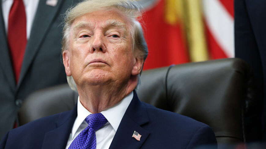 WASHINGTON, DC - SEPTEMBER 28: U.S. President Donald Trump listens to a reporters question in the Oval Office at the White House on September 28, 2026 in Washington, DC. Trump announced plans that a new $15 billion steel plant will be built in eastern Iowa by Mesabi Metallics and is projected to be one of the largest in the United States. (Photo by Kevin Dietsch/Getty Images