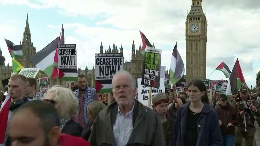 'We are all Palestinian': Pro-Palestine march fills central London streets