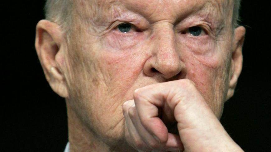 Former National Security Adviser Zbigniew Brzezinski testifies before the Senate Foreign Relations Committee on Capitol Hill in Washington February 1, 2007.   REUTERS/Jim Young    (UNITED STATES)