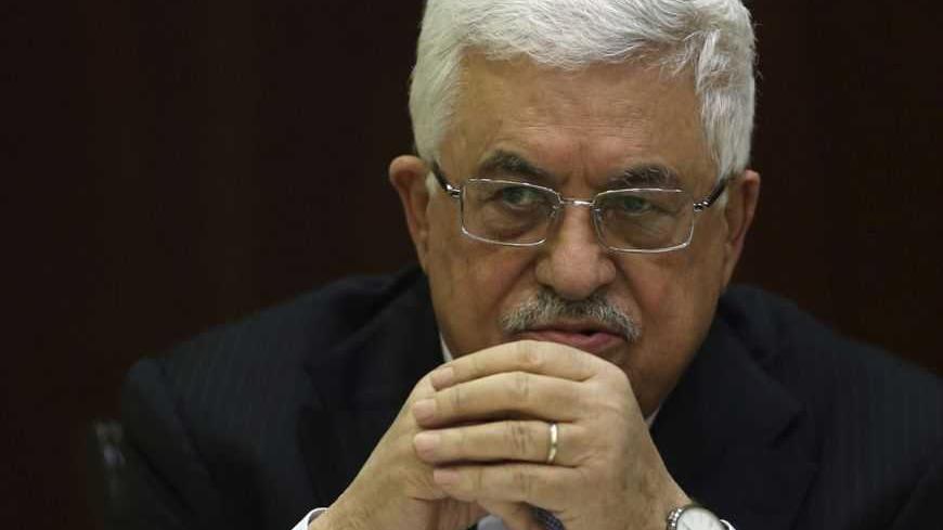 Palestinian President Mahmoud Abbas attends a Palestinian Liberation Organization (PLO) executive committee meeting in the West Bank city of Ramallah January 29, 2013. REUTERS/Mohamad Torokman (WEST BANK - Tags: POLITICS) - RTR3D4HR