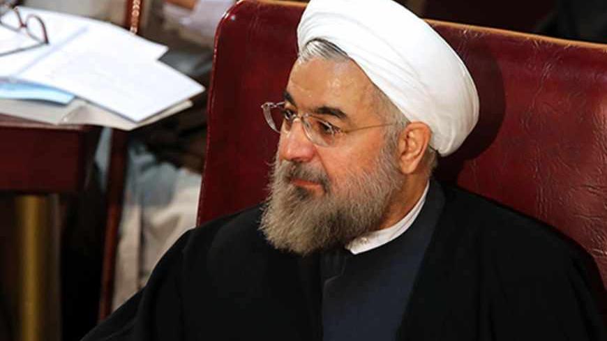 Iran's former chief nuclear negotiator Hassan Rohani attends a meeting of Iran's Assembly of Experts in Tehran on March 5, 2013. Iran's Assembly of Experts is an 86-seat body that selects the supreme leader and supervises his activities and holds sessions twice a year. AFP PHOTO/ ATTA KENARE        (Photo credit should read ATTA KENARE/AFP/Getty Images)