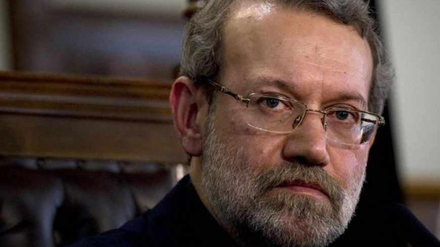 EDITORS' NOTE: Reuters and other foreign media are subject to Iranian restrictions on leaving the office to report, film or take pictures in Tehran. 
Iran's Parliament speaker Ali Larijani speaks to the media during a news conference in Tehran November 30, 2011. Britain has evacuated all its diplomatic staff from Iran, Western diplomatic sources told Reuters on Wednesday, a day after protesters stormed and ransacked its embassy and residential compound. REUTERS/Caren Firouz (IRAN - Tags: POLITICS) - RTR2UN