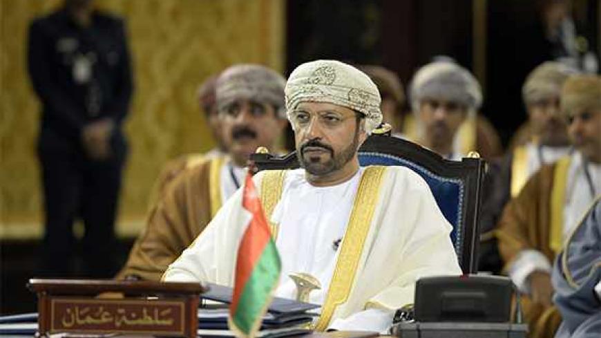 Oman's Interior Minister Saud bin Ibrahim al-Busaidi attends the Gulf Cooperation Council (GCC) Interior Ministers' Conference in Manama November 28, 2013. REUTERS/Stringer (BAHRAIN - Tags: POLITICS) - RTX15WB1