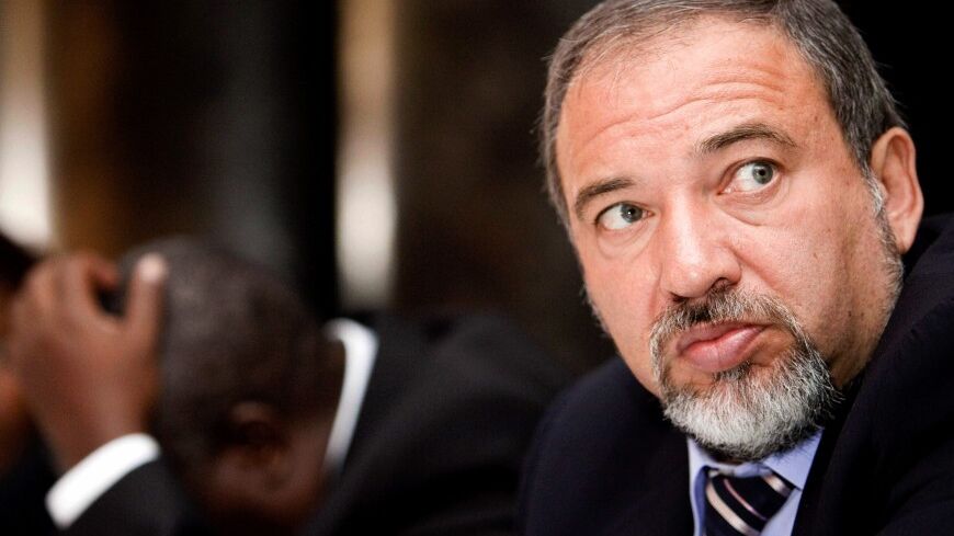 Israel's Foreign Minister Avigdor Liberman attends a meeting with the business community in Uganda's capital Kampala, September 10, 2009. Lieberman, accompanied by business and military delegation, is on an official African visit to Ethiopia, Kenya, Ghana, Uganda, and Nigeria. REUTERS/James Akena (UGANDA POLITICS BUSINESS) - RTR27O1U