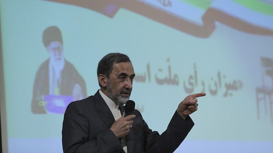 File photo taken June 2, 2013 shows former Iranian Foreign Minister and presidential candidate Ali Akbar Velayati. The Iranian presidential election will be held June 14. REUTERS/Fars News  (IRAN - Tags: POLITICS ELECTIONS PROFILE) ATTENTION EDITORS - THIS IMAGE WAS PROVIDED BY A THIRD PARTY. FOR EDITORIAL USE ONLY. NOT FOR SALE FOR MARKETING OR ADVERTISING CAMPAIGNS. THIS PICTURE IS DISTRIBUTED EXACTLY AS RECEIVED BY REUTERS, AS A SERVICE TO CLIENTS - RTX10KSK