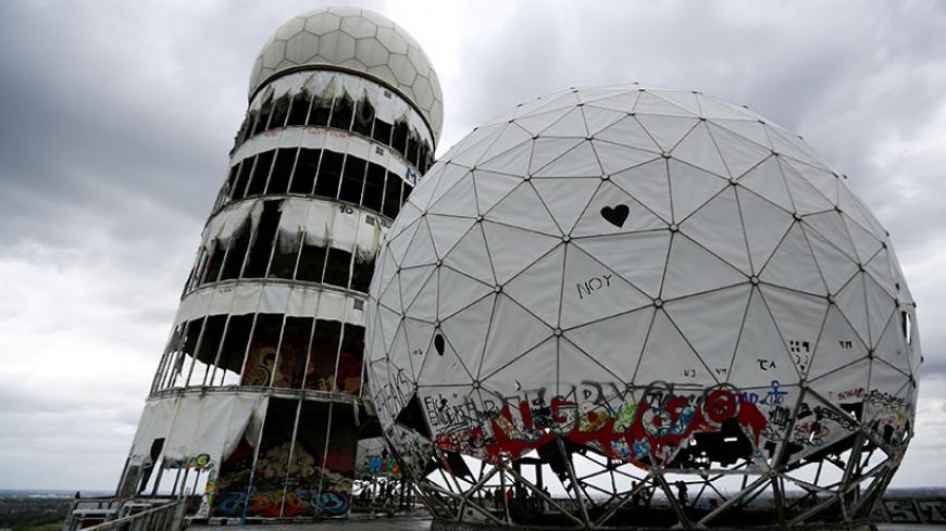 Broken antenna covers of Former National Security Agency (NSA) listening station are seen at the Teufelsberg hill (German for Devil's Mountain) in Berlin, June 30, 2013. The United States taps half a billion phone calls, emails and text messages in Germany in a typical month and has classed its biggest European ally as a target similar to China, according to secret U.S. documents quoted by a German newsmagazine. The revelations of alleged U.S. surveillance programmes based on documents taken by fugitive for