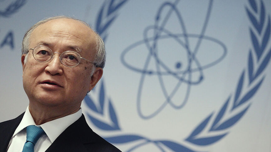 International Atomic Energy Agency (IAEA) Director General Yukiya Amano addresses a news conference after a board of governors meeting at the IAEA headquarters in Vienna June 2, 2014. The head of the U.N. nuclear watchdog said on Monday Iran's engagement with the IAEA in recent months had helped it "gain a better understanding" of Tehran's disputed nuclear programme.  REUTERS/Heinz-Peter Bader (AUSTRIA - Tags: POLITICS ENERGY HEADSHOT) - RTR3RU71
