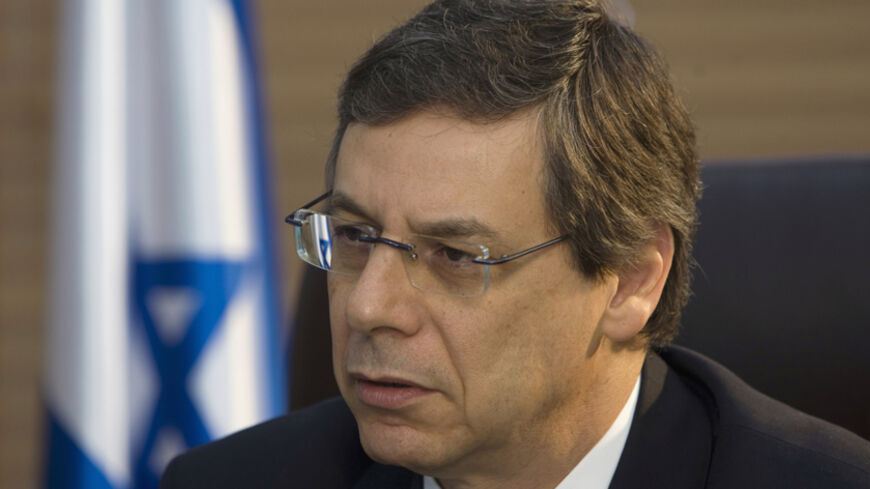 Israel's Deputy Foreign Minister Danny Ayalon speaks during an interview with Reuters in Jerusalem August 12, 2009. Israel under right-wing Prime Minister Benjamin Netanyahu will not resume Turkish-mediated peace talks with Syria, insisting that any new negotiations be direct, Ayalon said on Wednesday. REUTERS/Ronen Zvulun (JERUSALEM POLITICS) - RTR26MPZ
