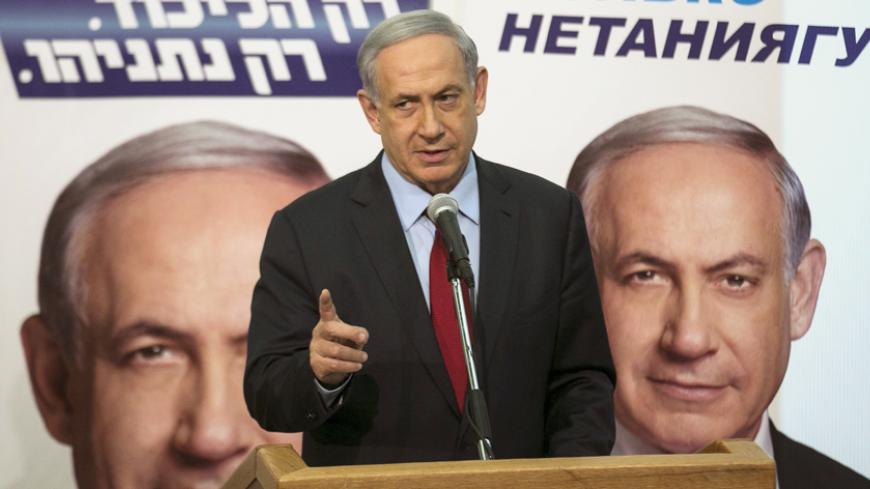 Israel's Prime Minister Benjamin Netanyahu speaks at a conference, launching the Likud party's campaign in Russian, at Bar Ilan University near Tel Aviv February 9, 2014. Israeli officials are considering amending the format of Netanyahu's planned address to the U.S. Congress next month to try to calm some of the partisan furore the Iran-focused speech has provoked. Netanyahu is due to address a joint session of Congress about Iran's nuclear programme on March 3, just two weeks before Israeli elections, fol