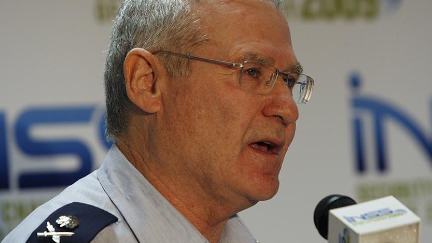 Major-General Amos Yadlin, Israel's chief of military intelligence, speaks at the annual Institute for National Security Studies (INSS) conference in Tel Aviv December 15, 2009. Israel is parlaying civilian technological advances into a cyberwarfare capability against its enemies, Yadlin, a senior Israeli general, said on Tuesday in a rare public disclosure about the secret programme. REUTERS/Gil Cohen Magen (ISRAEL - Tags: MILITARY POLITICS SCI TECH) - RTXRVGO