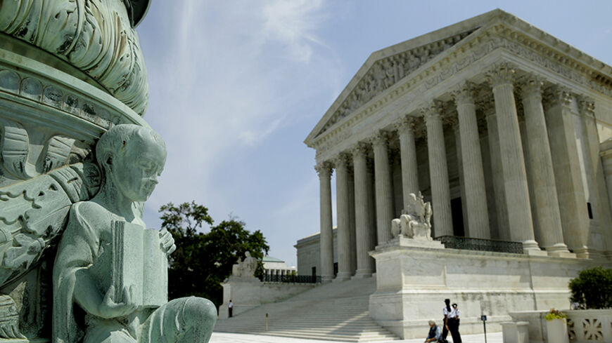 The U.S. Supreme Court is pictured in Washington June 8, 2015. The Court on Monday struck down a law that would allow American citizens born in Jerusalem to have Israel listed as their birthplace on passports. REUTERS/Gary Cameron - RTX1FO5Y