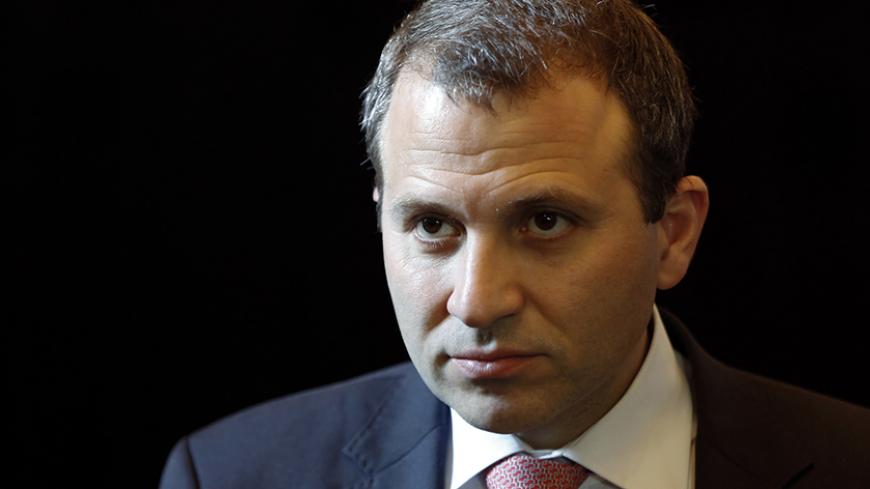 Lebanon's Foreign Minister Gebran Bassil attends a meeting with Caracas' Mayor Jorge Rodriguez in Caracas February 27, 2015. REUTERS/Carlos Garcia Rawlins (VENEZUELA - Tags: POLITICS) - RTR4RH0Y