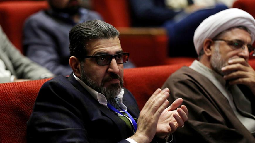 Seyed Mohammad Sadegh Kharazi, a former Iranian diplomat, advisor to Iran's former president Mohammad Khatami and head of the new reformist party, Nedaye Iranian, attends congress attended by some 200 supporters of the newly formed party in Tehran on February 26, 2015. Nedaye Iranian (The Call of Iranians) was established in December by reformist politicians who support the legacy of Khatami. AFP PHOTO / ATTA KENARE        (Photo credit should read ATTA KENARE/AFP/Getty Images)