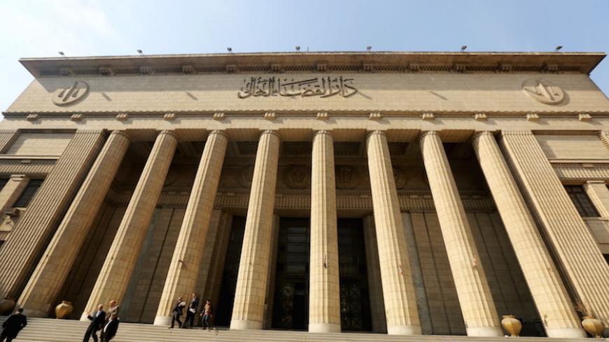 A view of the High Court of Justice in Cairo, Egypt, January 21, 2016. Egypt's highest appeals court adjourned the retrial of former president Hosni Mubarak until April on charges over the killing of protesters during the 2011 uprising that ended his 30-year rule. REUTERS/Mohamed Abd El Ghany - RTX23D41
