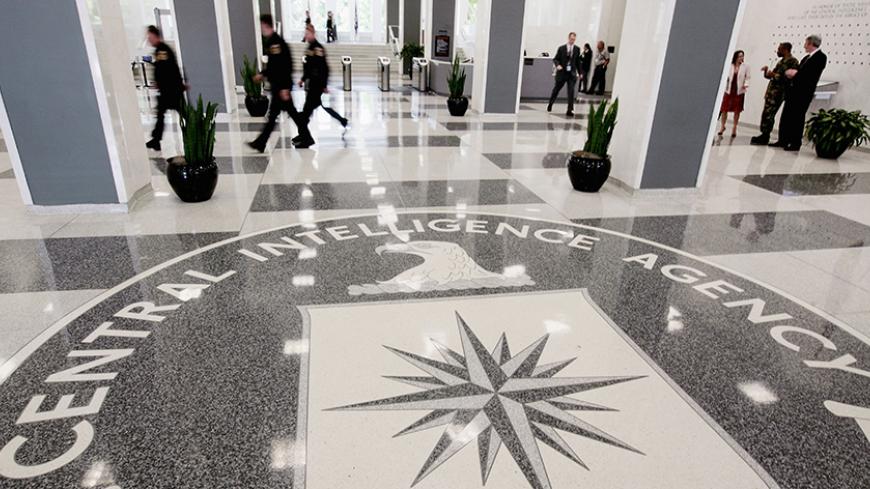 The lobby of the CIA Headquarters Building in McLean, Virginia, August 14, 2008.      REUTERS/Larry Downing      (UNITED STATES) - RTR21464