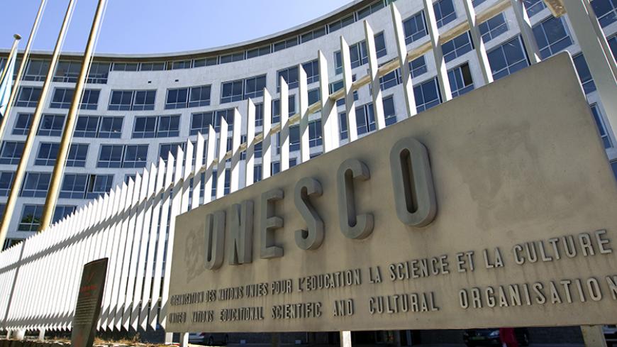A general view of the UNESCO headquarters before a ceremony for the "UNESCO-Equatorial Guinea International Prize for Research in the Life Sciences" in Paris July 17, 2012. Rights groups said on Monday UNESCO's decision to award a science prize sponsored by the president of Equatorial Guinea was "shameful and utterly irresponsible". Despite calls to abandon it, the governing council of Paris-based UNESCO voted by 33 to 18 with six abstentions to approve awarding what was originally called the "UNESCO-Obiang