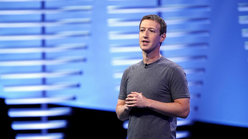 Facebook CEO Mark Zuckerberg speaks on stage during the Facebook F8 conference in San Francisco, California April 12, 2016. REUTERS/Stephen Lam - RTX29NQI