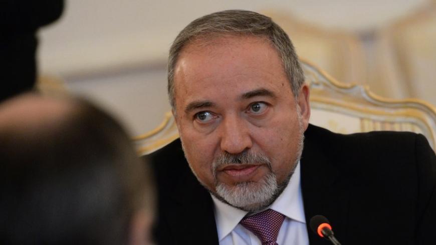 Israeli Foreign Minister Avigdor Liberman looks on during a meeting with his Russian counterpart in Moscow on January 26, 2015. AFP PHOTO / VASILY MAXIMOV        (Photo credit should read VASILY MAXIMOV/AFP/Getty Images)