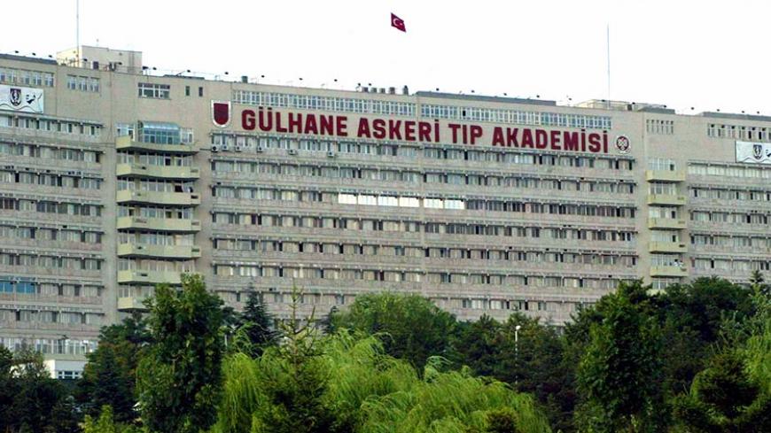 File picture shows the Gulhane military medical academy and hospital in
Ankara August 1, 2003, in which the President Haydar Aliyev of
Azerbaijan is being treated since early July. Azeri diplomats denied
rumours on Friday that veteran President Haydar Aliyev was dead, saying
he was well and would return home soon following medical tests in
Turkey. fs/str REUTERS

FS - RTR17RW