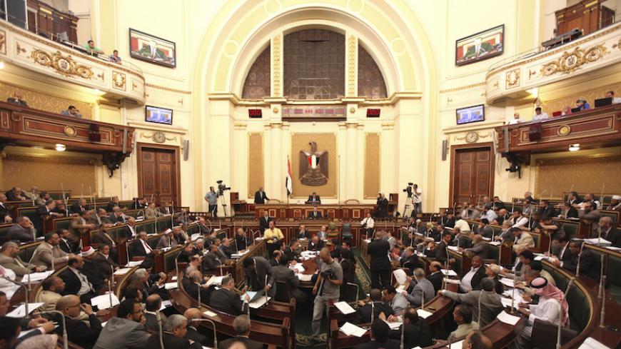 A general view of the session of the upper house of the parliament in Cairo June 10, 2013. REUTERS/Mohamed Abd El Ghany (EGYPT - Tags: POLITICS) - RTX10INA