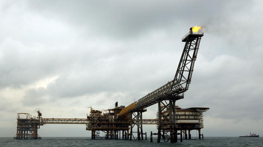 EDITORS' NOTE:  Reuters and other foreign media are subject to Iranian restrictions on their ability to film or take pictures in Tehran.

The SPQ1 gas platform is seen on the southern edge of Iran's South Pars gas field in the Gulf, off Assalouyeh, 1,000 km (621 miles) south of Tehran, January 26, 2011. Picture taken January 26.  REUTERS/Caren Firouz (IRAN - Tags: BUSINESS ENERGY) - RTXX59M