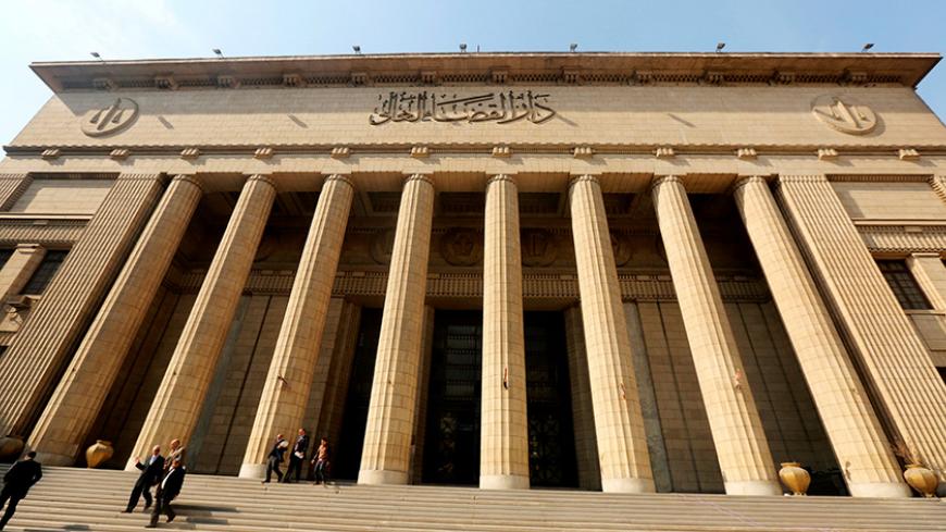 FILE PHOTO - A view of the High Court of Justice in Cairo, Egypt, January 21, 2016. To match Special Report EGYPT-JUDGES/     REUTERS/Staff/File Photo   - RTX2PACP