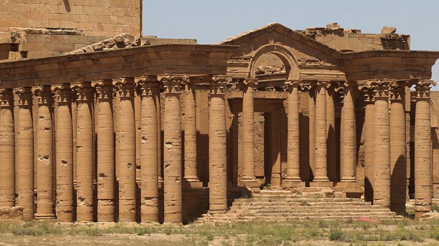A picture shows the UNESCO-listed ancient city of Hatra, south of Mosul, on April 27, 2017.
Iraqi forces retook the town of Hatra, southwest of Mosul, on the third day of an operation that saw them wrest back the archeological site from the Islamic State group. The ancient city is one of the heritage jewels of Iraq and was damaged by IS after they took over large parts of the country three years ago. / AFP PHOTO / AHMAD AL-RUBAYE        (Photo credit should read AHMAD AL-RUBAYE/AFP/Getty Images)
