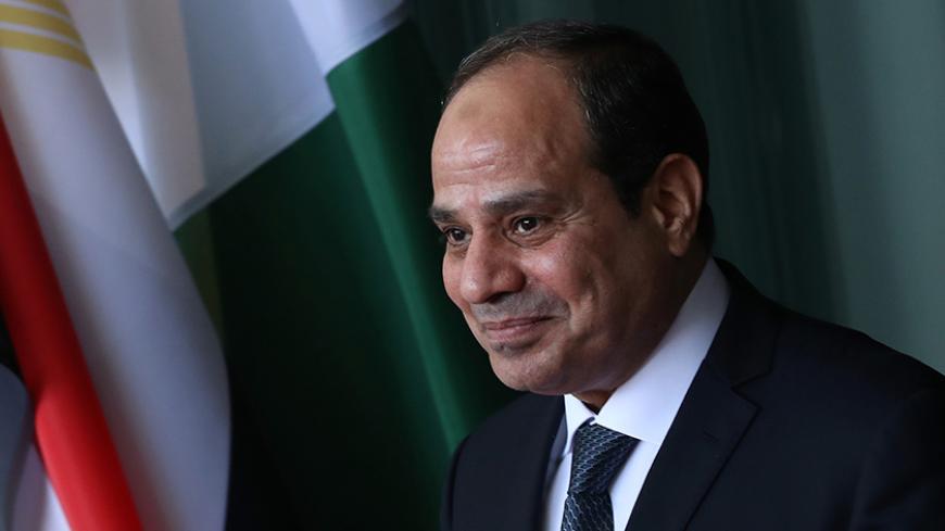 BERLIN, GERMANY - JUNE 12:  Egyptian President Abd El-Fattah El-Sisi departs following talks with German Chancellor Angela Merkel at the Chancellery on June 12, 2017 in Berlin, Germany. El-Sisi is in Berlin to participate in the G20 Africa Conference.  (Photo by Sean Gallup/Getty Images)
