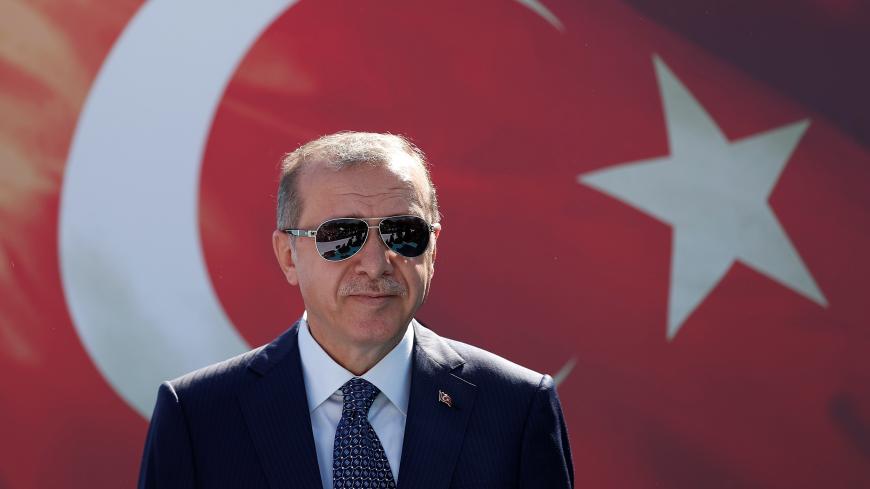 Turkish President Tayyip Erdogan attends a ceremony in Istanbul, Turkey, August 25, 2017. REUTERS/Murad Sezer - RTS1DAHZ